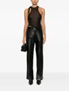 Andreädamo Andreadamo Transparent Knit Tank Top