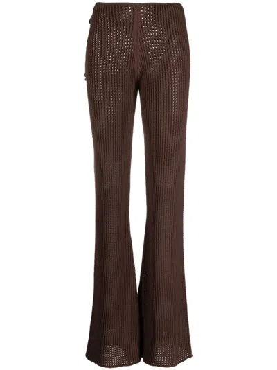 ANDREÄDAMO ANDREADAMO WAIST FLARE PANTS