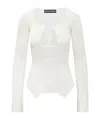 Andreädamo Andreādamo Knitted Tops In White