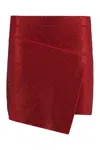 Andreädamo Asymmetrical Crystal-studded Wrap Skirt