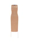 Andreädamo Andreādamo Dress In Light Brown