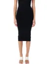 Andreädamo Sculpting Jersey Midi Skirt