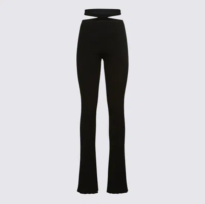 Andreädamo Andreādamo Black Viscose Blend Trousers