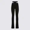 Andreädamo Andreādamo Black Ribbed Trousers