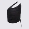 Andreädamo Andreādamo Black Viscose Top