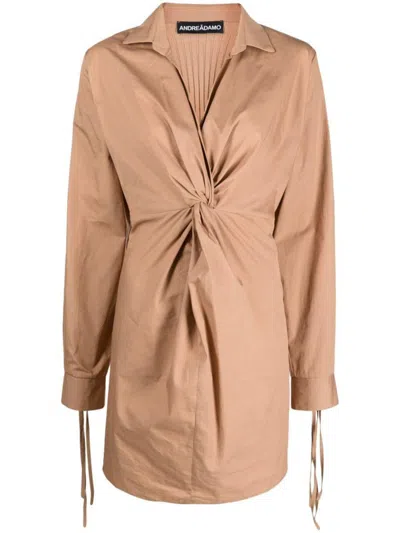 Andreädamo Andreādamo Cotton Mini Dress