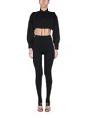 Andreädamo Cropped Shirt In Black