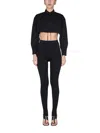 Andreädamo Cropped Shirt In Black