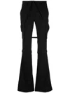 Andreädamo Detachable-leg Cargo Trousers In Black
