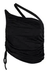 Andreädamo Andreādamo One-shoulder Top In Black