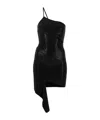 Andreädamo Sequin One Shoulder Dress Skirts Black In Black