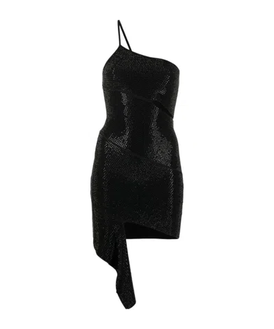 ANDREÄDAMO EMBELLISHED MINI DRESS