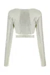 Andreädamo Embellished Viscose Blend Top