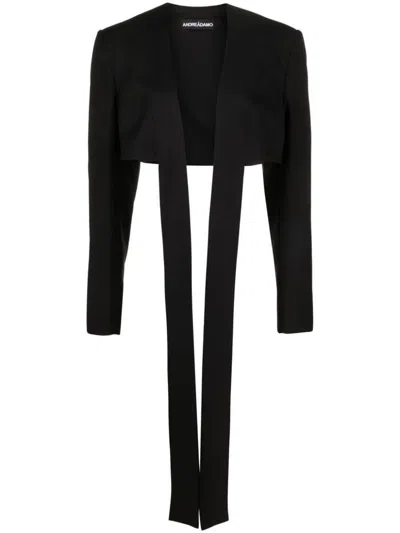 ANDREÄDAMO ANDREĀDAMO FLANNEL CROP JACKET