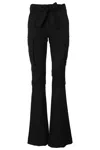 Andreädamo Flannel Flare Cargo Trousers With Versatile Design