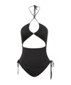 Andreädamo Andreādamo Cut-out Bodysuit In Black