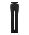 Andreädamo Andreādamo Cut Out Pantalones In Black