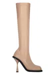 Andreädamo Andreādamo Woman Boot Blush Size 6 Textile Fibers In Skin
