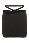 Andreädamo Andreādamo Knitted Mini Skirt In Black