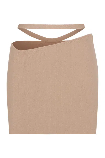 ANDREÄDAMO ANDREĀDAMO KNITTED MINI SKIRT