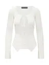 Andreädamo Andreādamo Knitted Tops In White