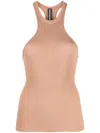 Andreädamo Fine-ribbed Halterneck Tank Top