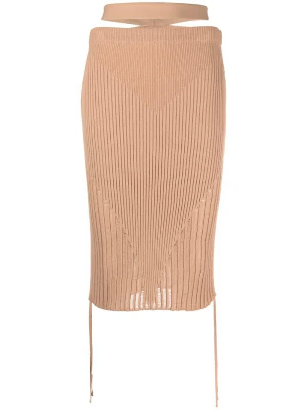 スカート ANDREADAMO SS23 MIDI SKIRT (ADPS23SK10947473_0473) Andreädamo Andreādamo Low Waist Midi Skirt | ModeSens
