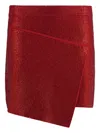 Andreädamo Asymmetrical Crystal-studded Wrap Skirt