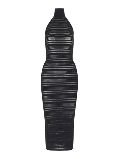 Andreädamo Midi In Shirt Dress In Black
