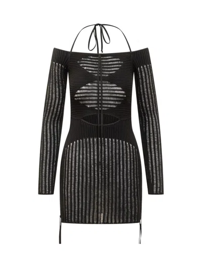 ANDREÄDAMO ANDREĀDAMO MINI RIBBED DRESS