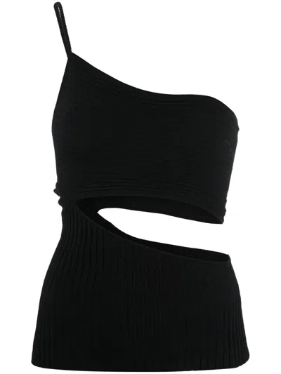 Andreädamo Andreadamo One-piece Top In Black