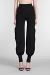 Andreädamo Pants In Black Polyester In Black