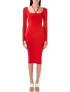 Andreädamo Andreadamo Sculpting Jersey Midi Gown