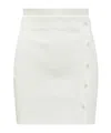 Andreädamo Andreādamo Ribbed Skirt In White