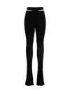 Andreädamo Andreādamo Black Ribbed Trousers