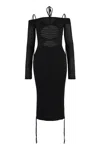 Andreädamo Andreādamo Ribbed Knit Dress