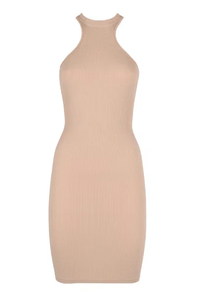 ANDREÄDAMO RIBBED KNIT DRESS