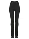 Andreädamo Andreādamo Black Ribbed Trousers In Black