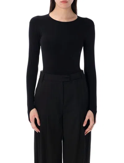 Andreädamo Andreadamo Sculpting Jersey Body In Black