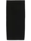 Andreädamo Sculpting Midi Skirt In Black