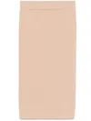 Andreädamo Sculpting Jersey Midi Skirt In Neutrals