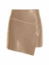 Andreädamo Sequin Knit Skirt Skirts Beige