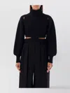 Andreädamo Andreadamo Cropped Knit In Black