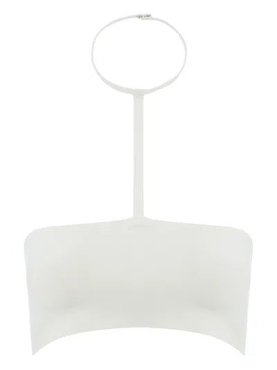 Andreädamo Sleeveless Top In Weiss