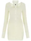 Andreädamo Andreādamo Dress In Weiss