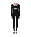 Andreädamo Andreādamo Sculpting Jersey Jumpsuit In Black