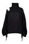 Andreädamo Turtleneck Sweater In Black