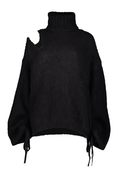Andreädamo Turtleneck Sweater In Black