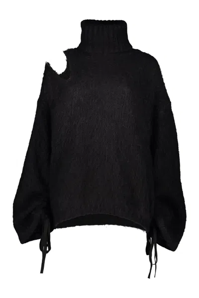 Andreädamo Turtleneck Jumper In Black