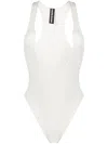 Andreädamo U-neck Sleeveless Body In Nude